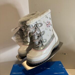 Totes Bamba Unicorn Toddler Girls' Waterproof Snow Boot new